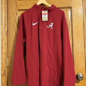 Nike Alabama Men's Jacket with White Swoosh. Nike sample.
